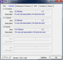 System info CPUZ Cache