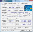 Systeminfo CPUZ CPU
