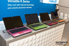 Asus introduces colorful K53 notebook series