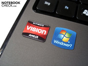 Acer relies mainly on hardware from AMD/ATI for the Aspire 5551G.