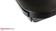 The drive in our test model doesn't close flush with the case.