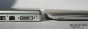 In comparison the already very slim MacBook Pro appears to be fat.