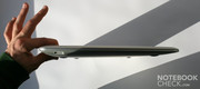 Currently the Apple MacBook Air is the thinnest notebook of the world.