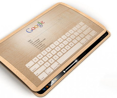 The concept tablet Ecopad gets charged up by your touch