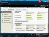 with detailed settings for performance.