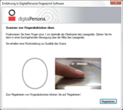Setup for the fingerprint scanner