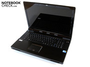 The base unit moves slightly when opening the notebook.