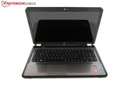 All surfaces are glossy, except for the display bezel and the bottom.