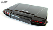 The case is nearly six centimeters high in the rear area.