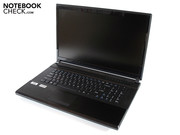 The base unit lifts up a bit when opening up the notebook.