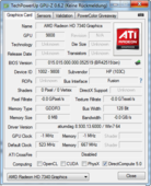 Systeminfo GPUZ Radeon HD 7340