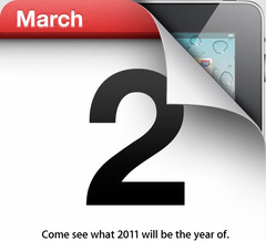 Apple has an iPad business event scheduled for the 2nd of March