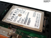 Despite only 5400 rpm, the hard drive is relatively fast.