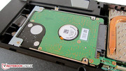 Besides HDDs, SSDs and hybrid models can be selected.