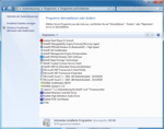 Installed software