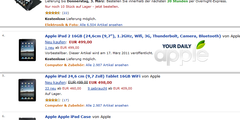 Possible iPad 2 listing spotted on Amazon Germany Possible iPad 2 listing spotted on Amazon Germany