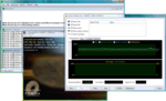 Temperature development under load of the notebook