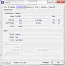 System info CPUZ Mainboard