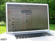 …the MacBook Pro 17" with a matt display can very well be used outdoors.