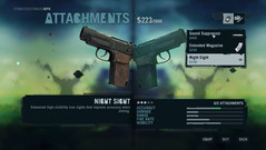 Cool: the weapons improve with upgrades.