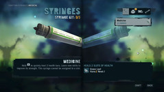 Collectible materials enable the protagonist to produce objects.