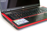 In addition the red finished components of the base unit belong to it.