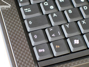 There are no changes to be found on the keyboard.