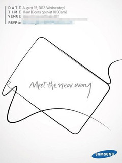 Samsung sends out invites for possible 10.1 Note event