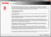 Online product info: Would you like to receive news from Toshiba?