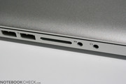 The SD cardreader, which replaces the ExpressCard slot, is new.