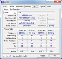 System info CPUZ RAM SPD