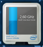 2.6 GHz maximum Turbo clock
