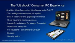 Intel says future Ultrabooks will be more tablet-like Intel says future Ultrabooks will be more tablet-like