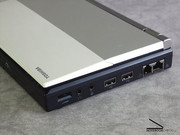 Connections on the right side: 2x USB 2,0, Rj-11 , RJ45, MicIn, Headout