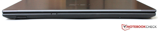 Front: Card reader