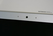 The built-in web cam and two built-in microphones make a mobile video communication possible.