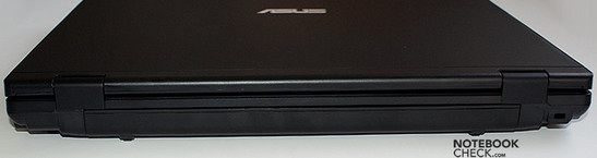 Rear: Battery, Kensington Lock