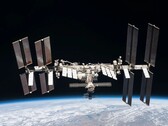 The ISS in orbit (Image source: NASA; cropped)