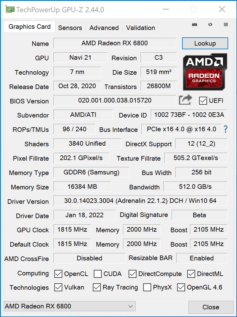 AMD Radeon RX 6800 XT Review - NVIDIA is in Trouble - Performance Summary