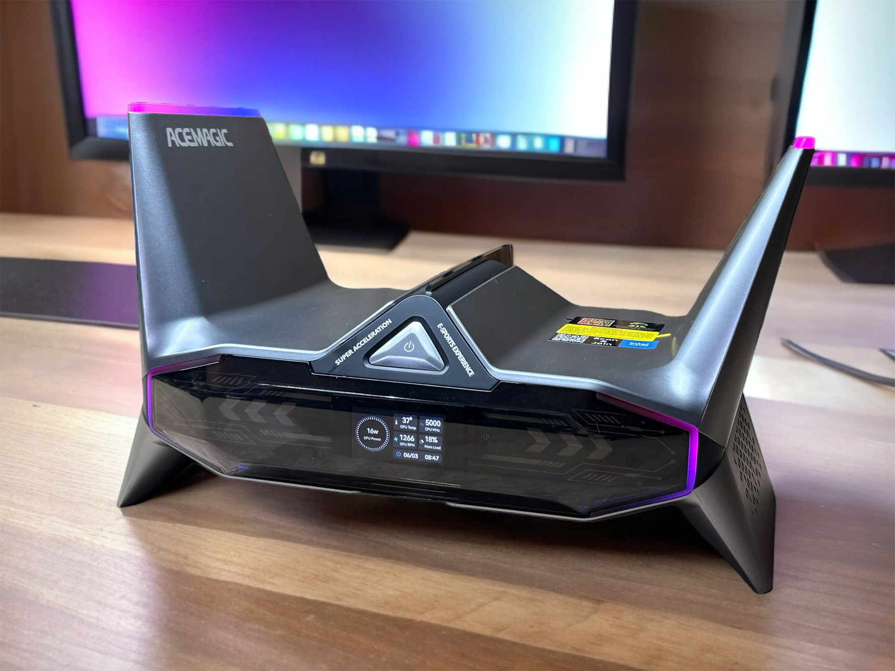 Acemagic M2A Starship review Gaming PC with futuristic spaceship look relies on Intel Core i9