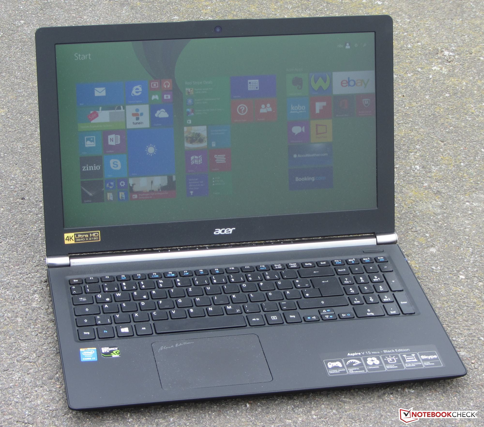 Acer Aspire V15 Nitro Black Edition VN7-591G Notebook Review 
