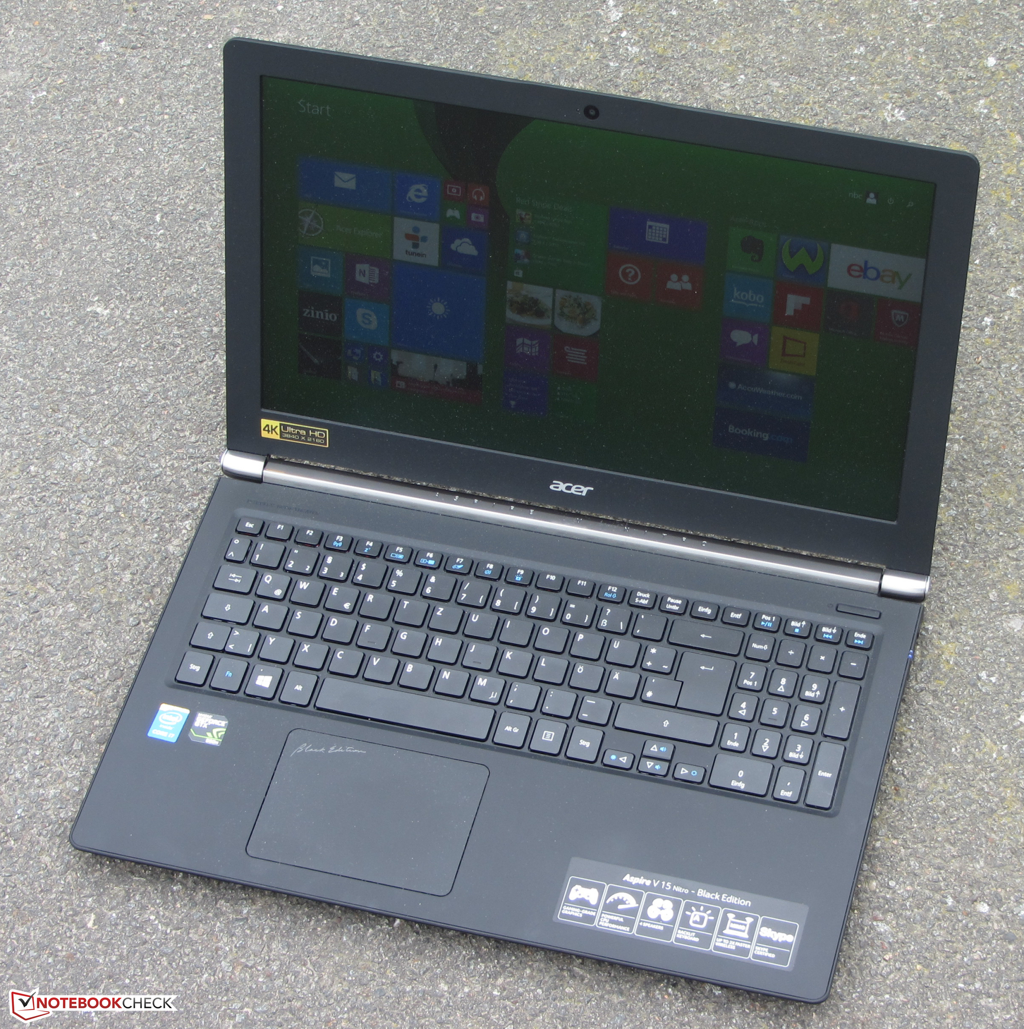 Acer Aspire V15 Nitro Black Edition VN7-591G Notebook Review 