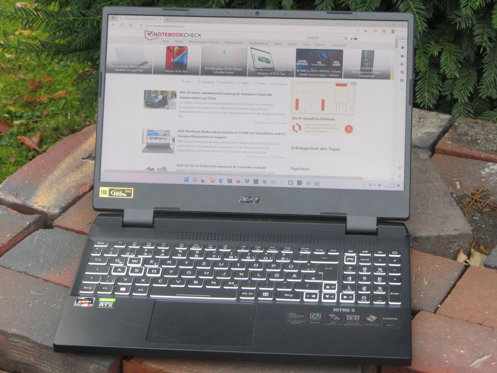 Acer Nitro 5 AN515-46: cool gaming notebook decent battery life NotebookCheck.net Reviews