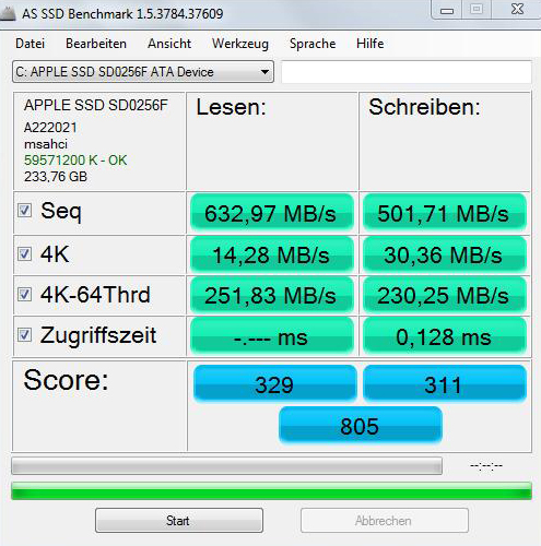 Apple ssd sd0256f sales