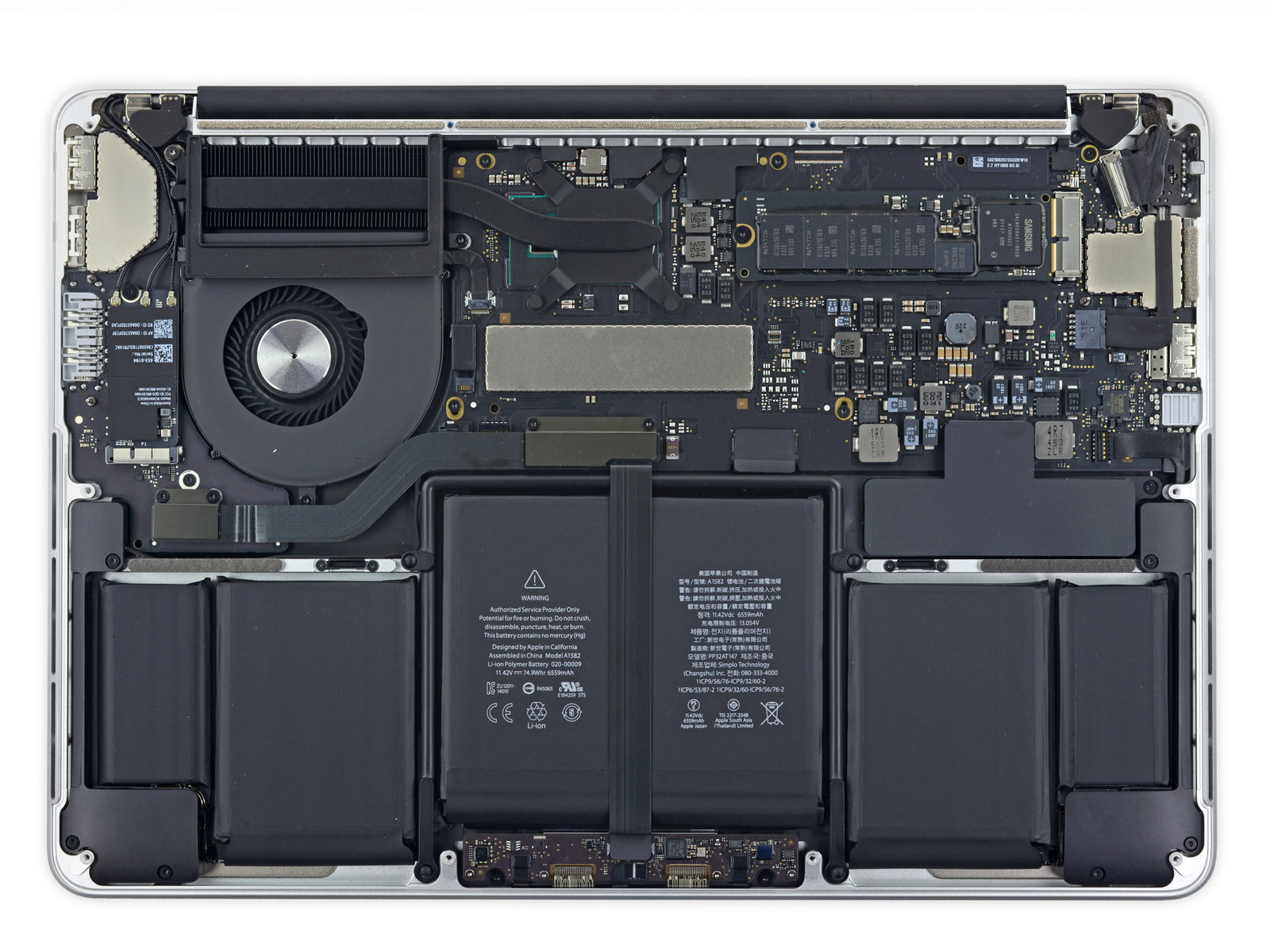 macbook pro 13 retina 2015 spec