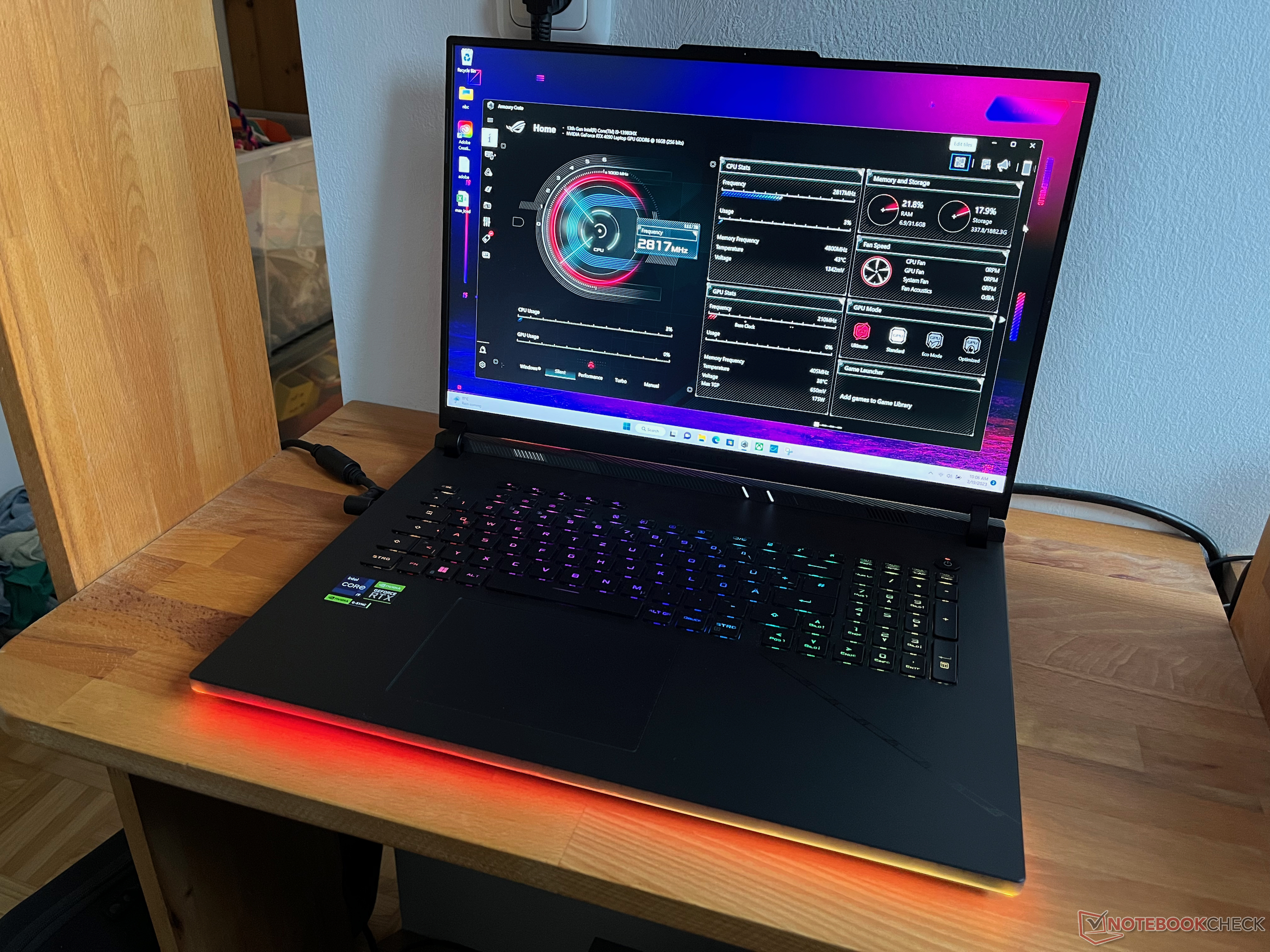 Asus ROG Strix Scar 2023 G834JY review - Gaming laptop with RTX 4090 - NotebookCheck.net Reviews