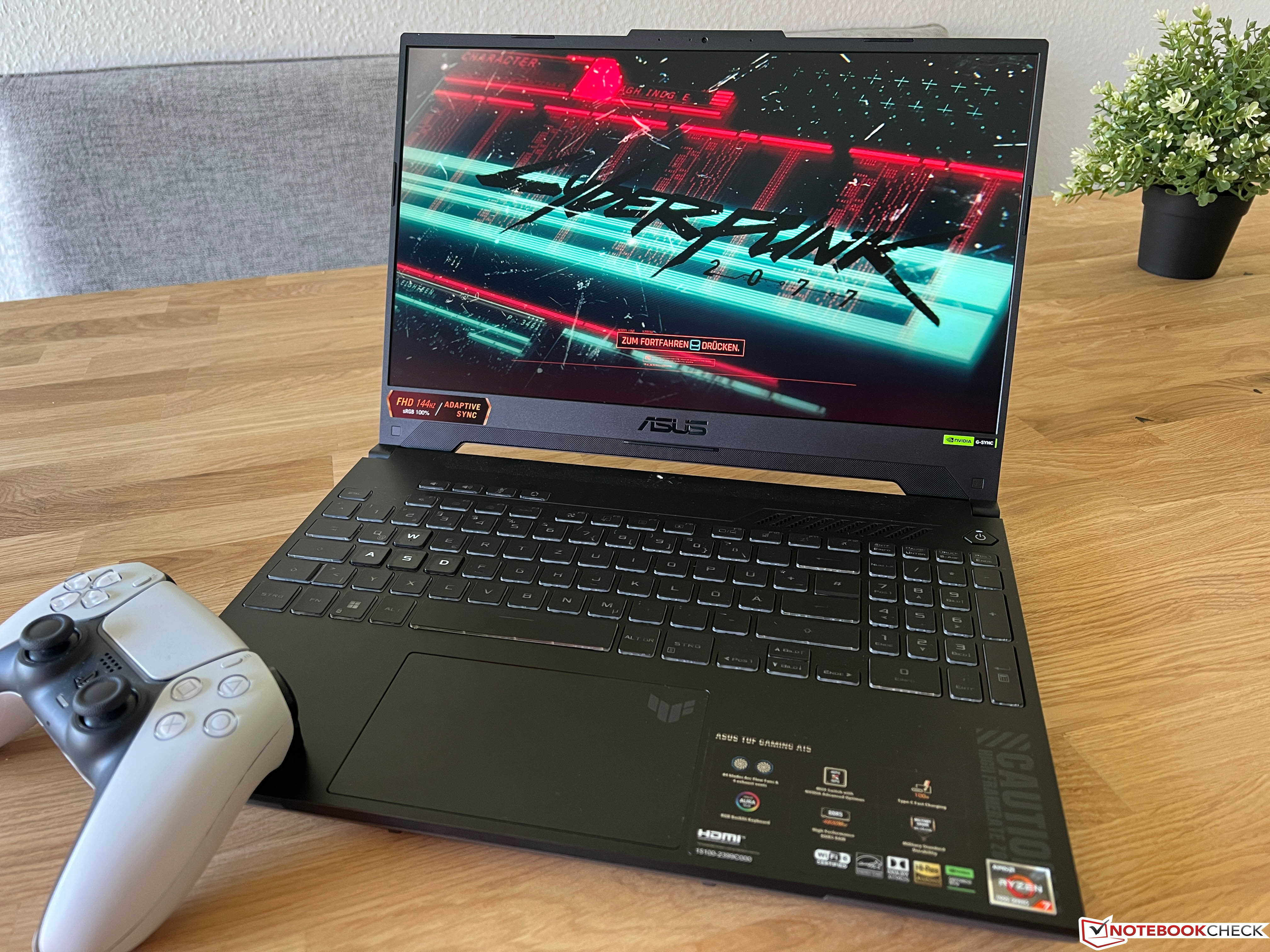 Asus TUF Gaming A15 laptop review - A budget gamer with an RTX