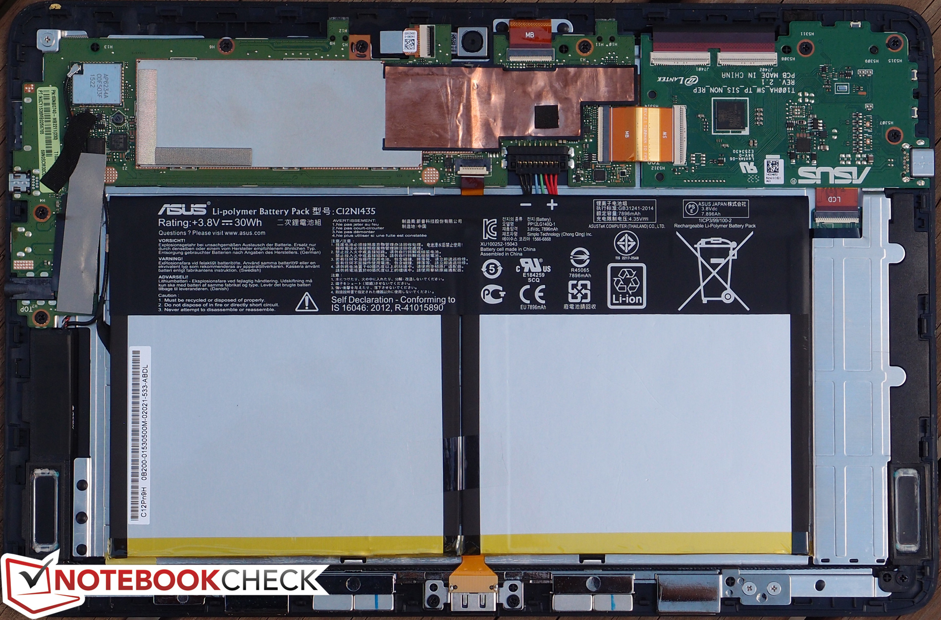 Asus Transformer Book T100HA Convertible Review - NotebookCheck