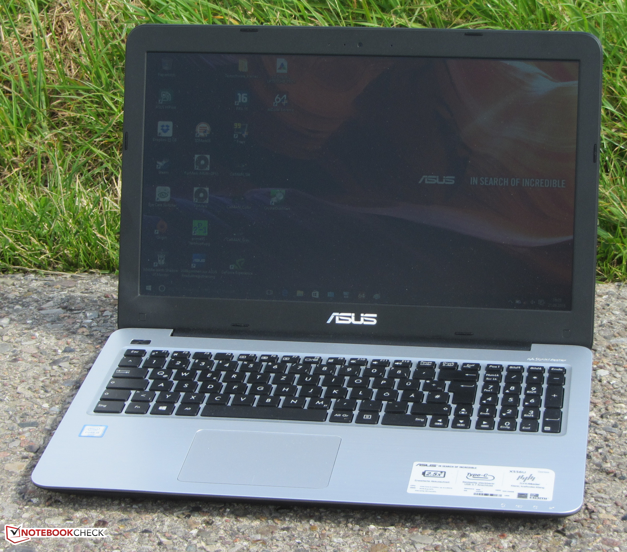 Portable Asus X556UQ-XX607T I5 7200U 1T 6G 15.6 NOODD W10H Bleu à 699€ -  Generation Net