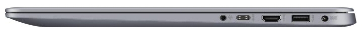 Right: combo audio, USB 3.1 Gen 1 (Type-C), HDMI, USB 3.1 Gen 1 (Type-A), power-in